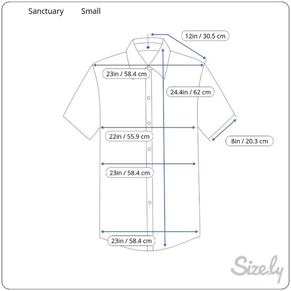 Women's Sanctuary Small Button Down Blouse - Picture 3 of 7